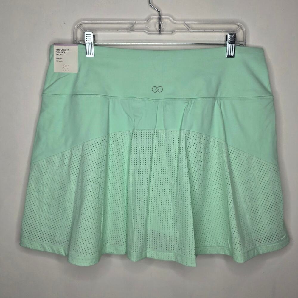 NWT CALIA Golf high rise flounce skort skirt - mint tourmaline green - XXL 2XL - Picture 3 of 7